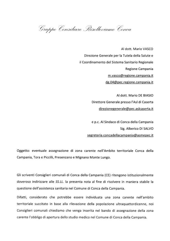 Nota dei Conss. Simone e Calce relativa al medico di base 29.07.2016_Pagina_1